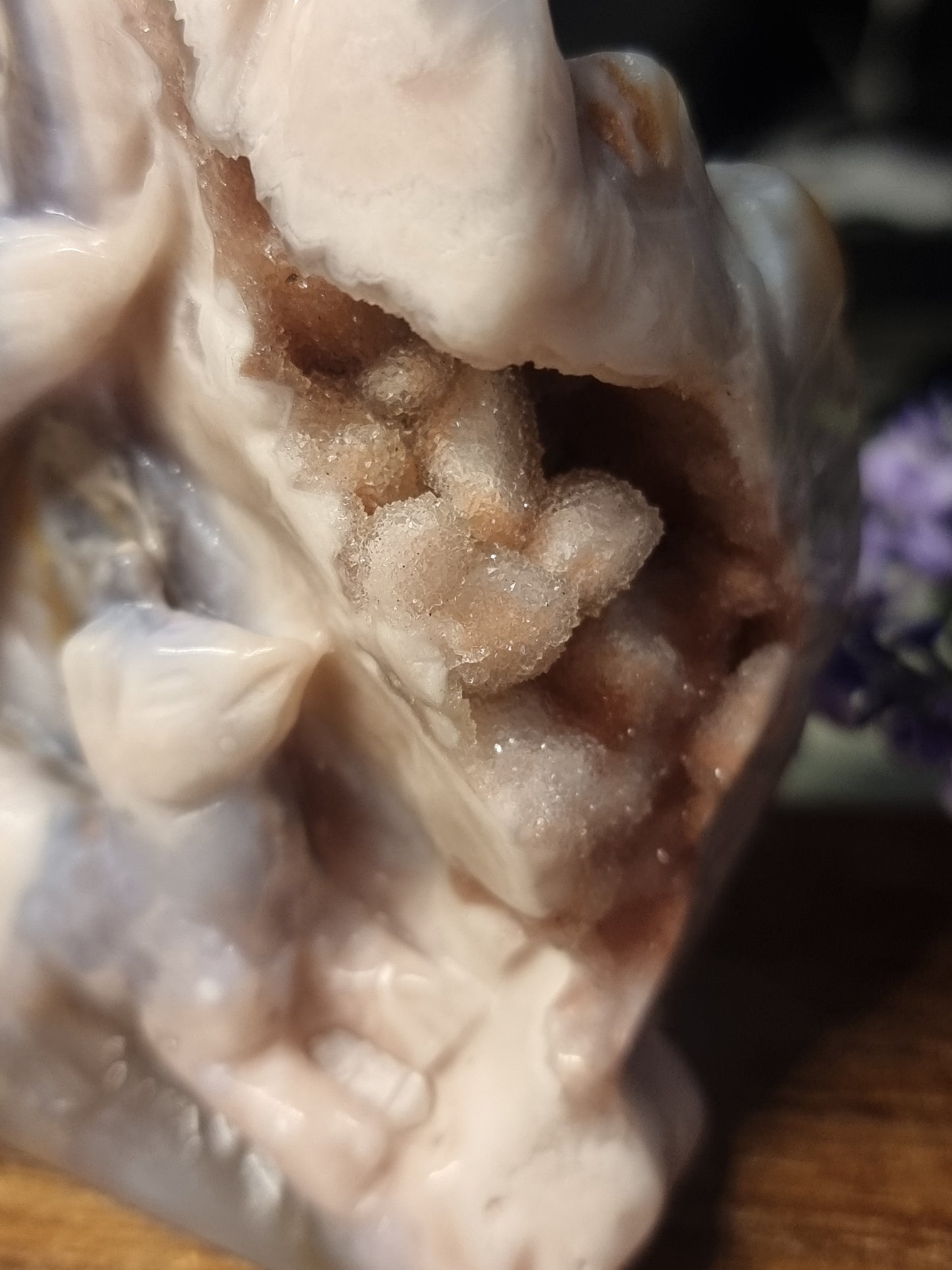 Pink amethyst 9 tail fox