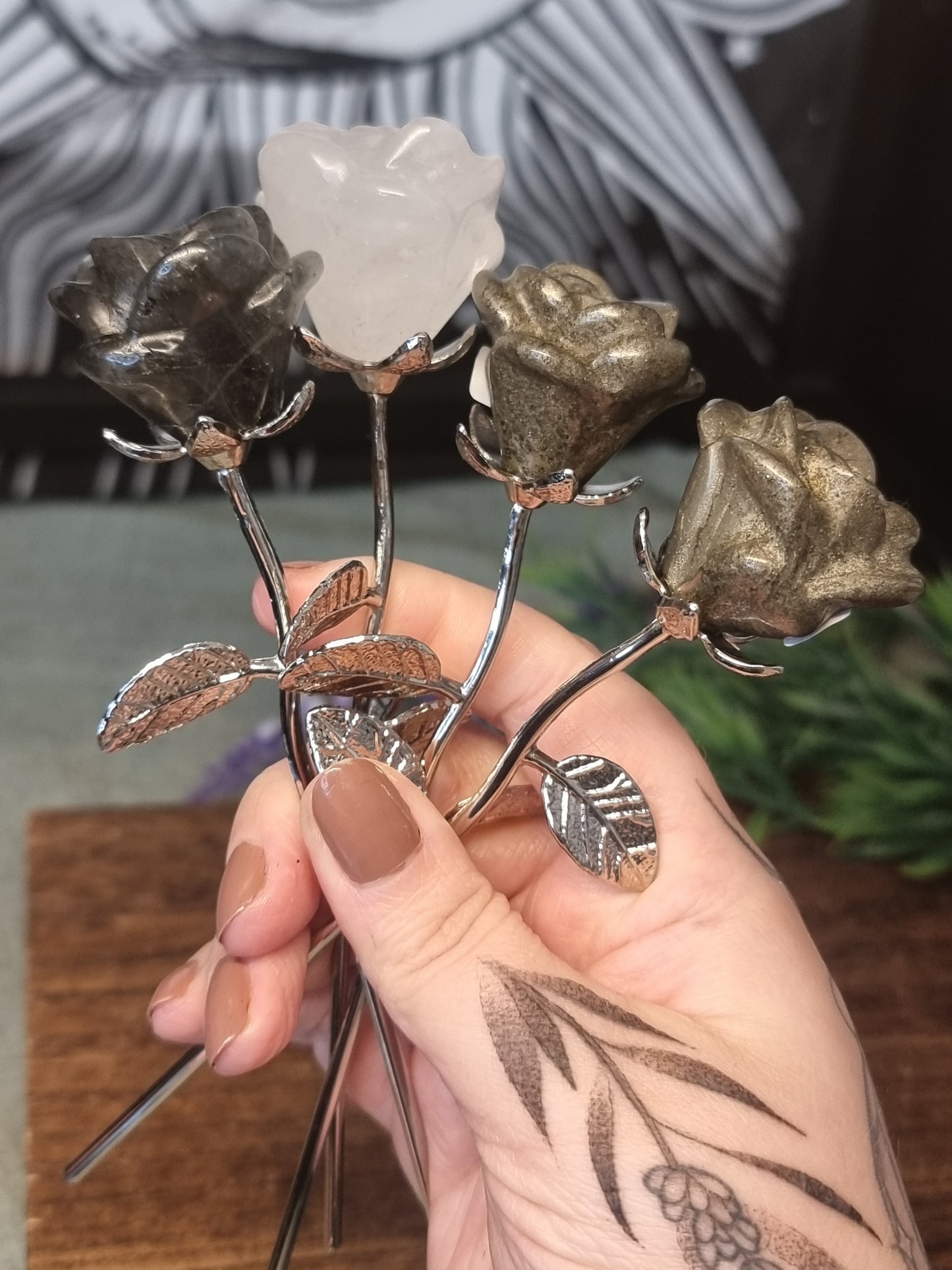 Crystal roses