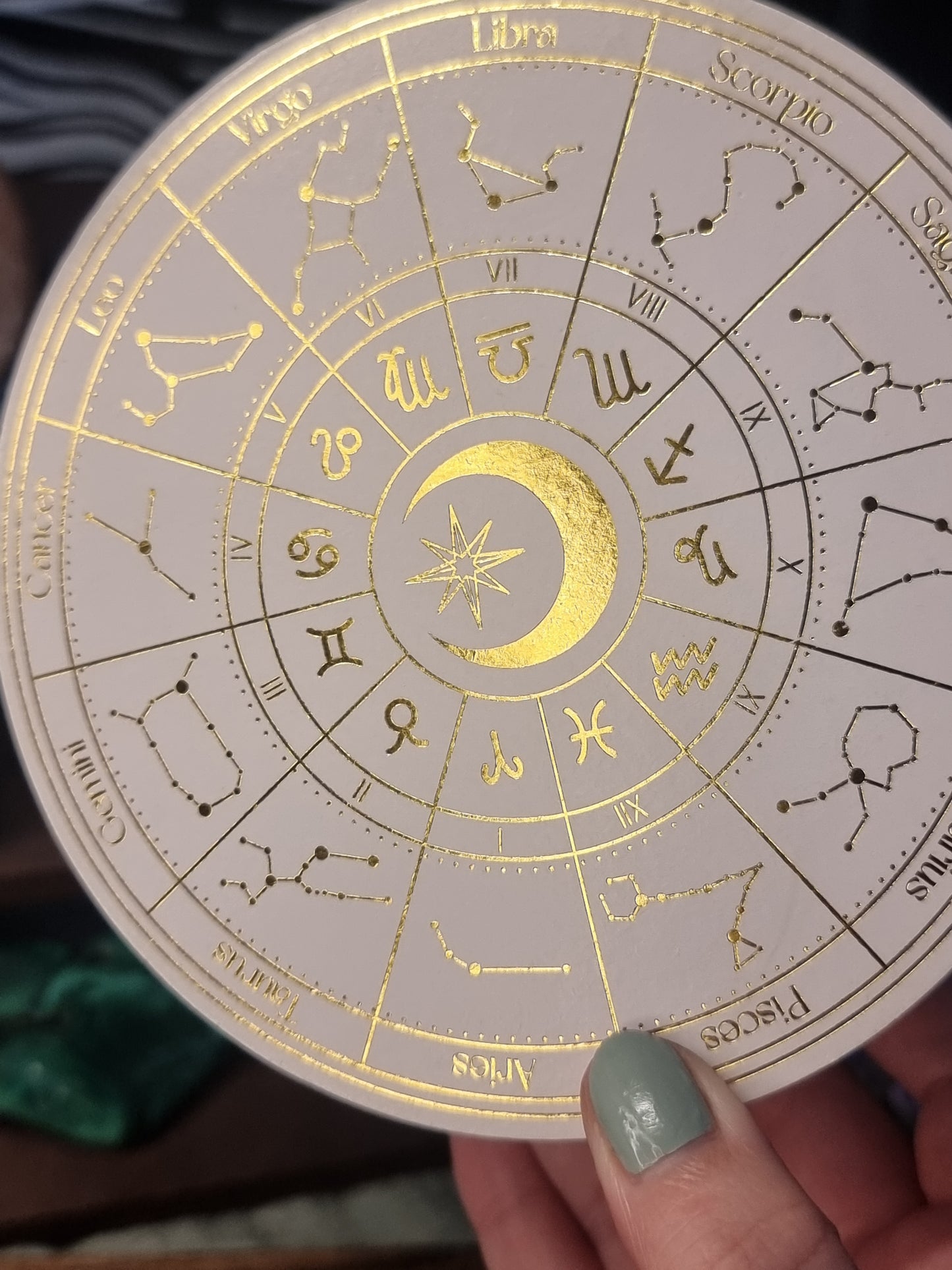 Astrology wheel jewellery box