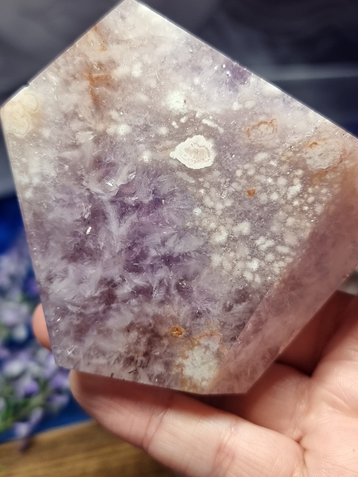 Pink amethyst freeforms