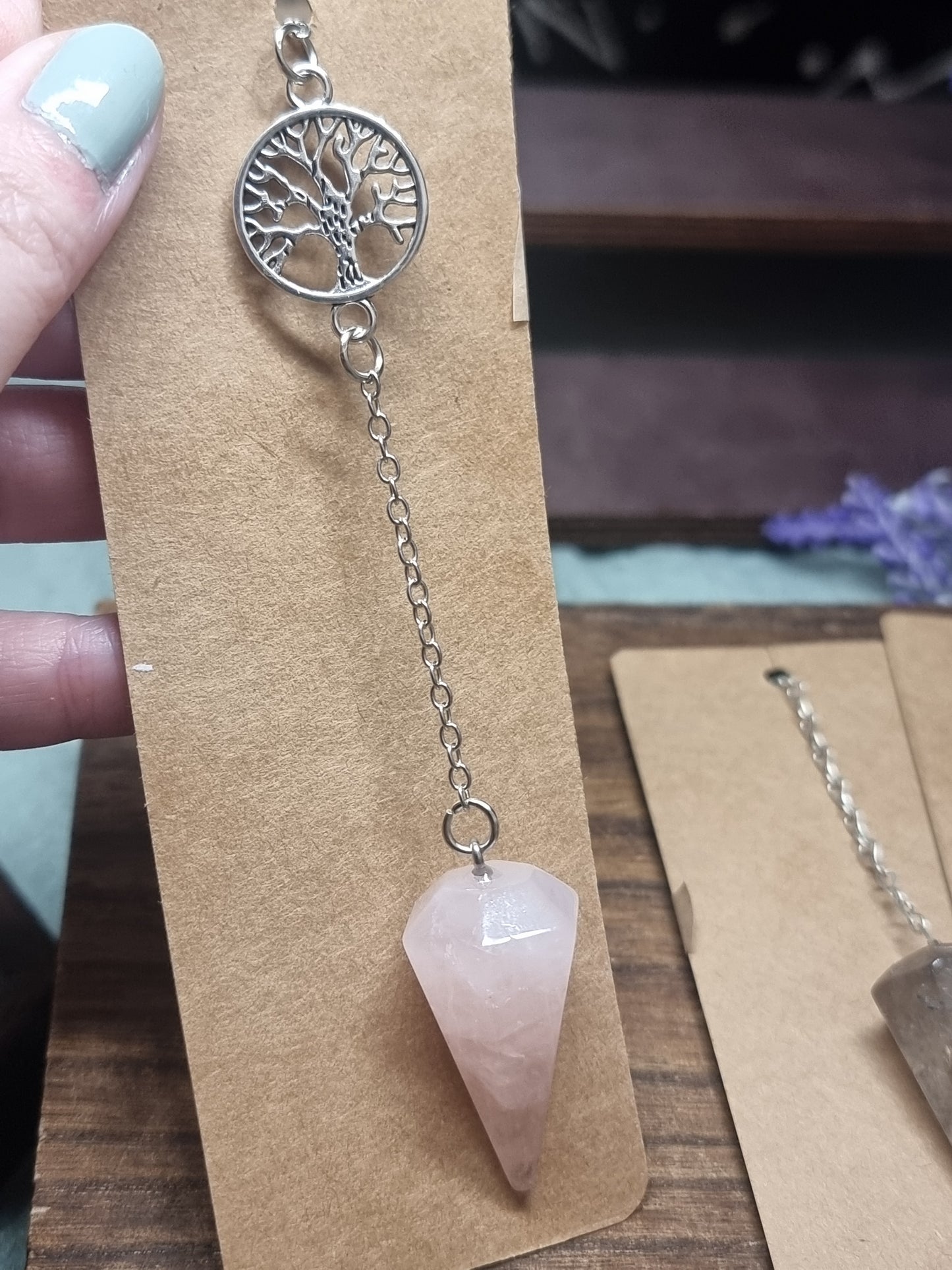 Crystal pendulums