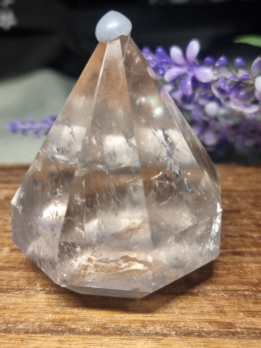 Clear quartz diamond
