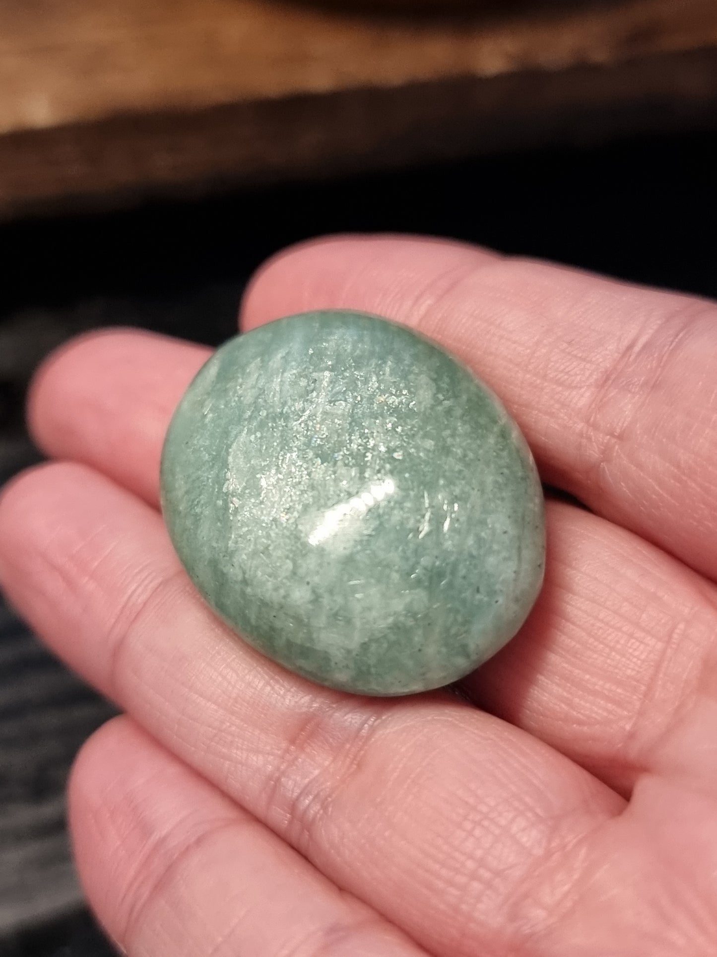 Amazonite pebbles