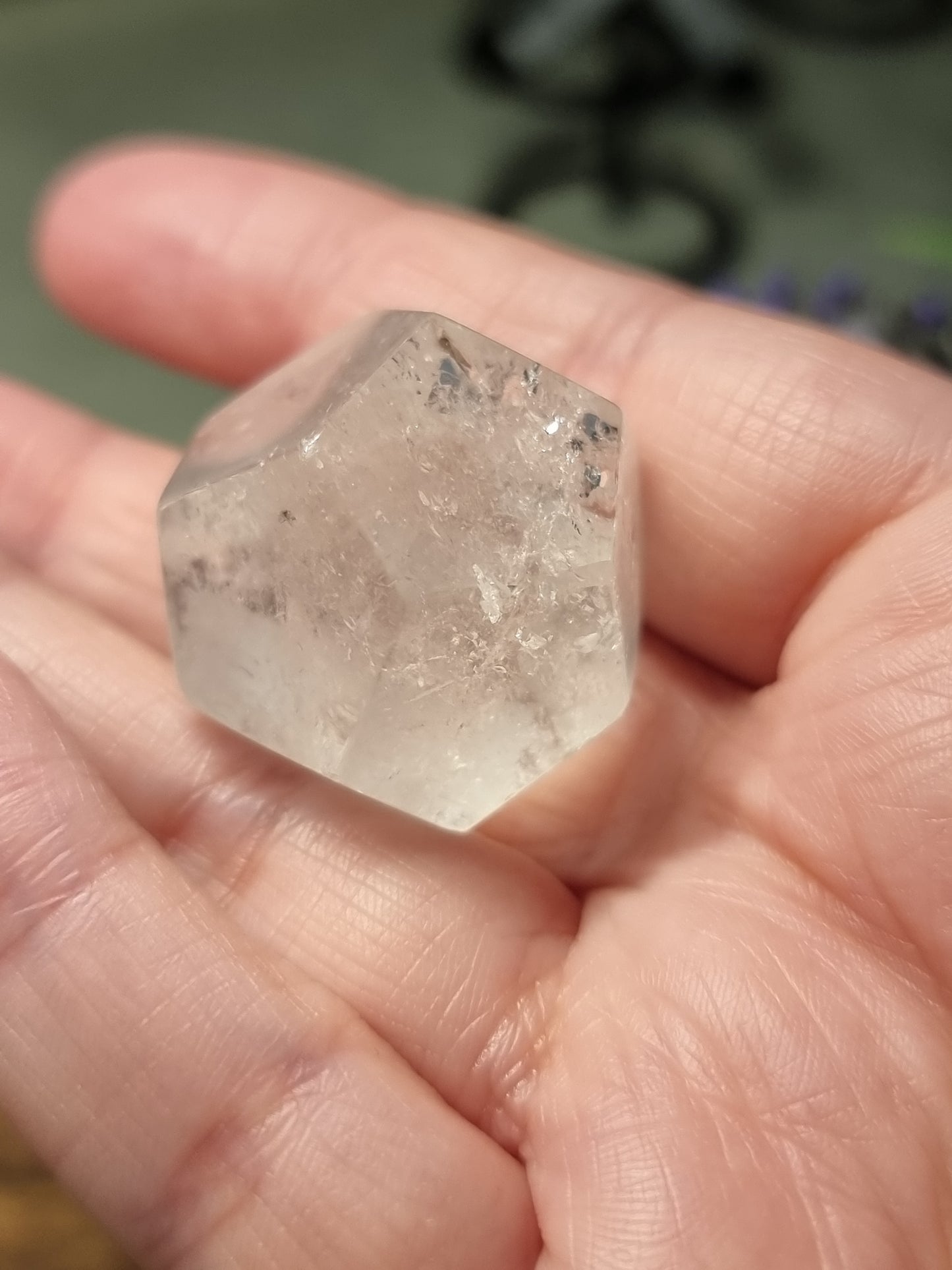 Clear quartz carvings