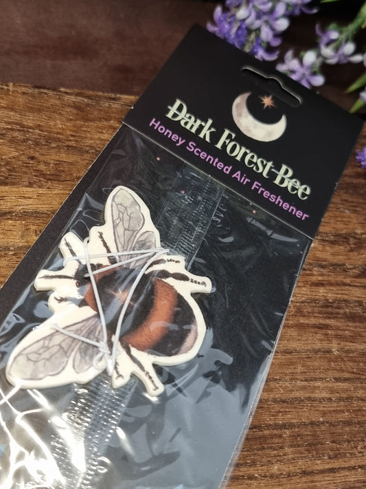 Dark forest bee air freshener