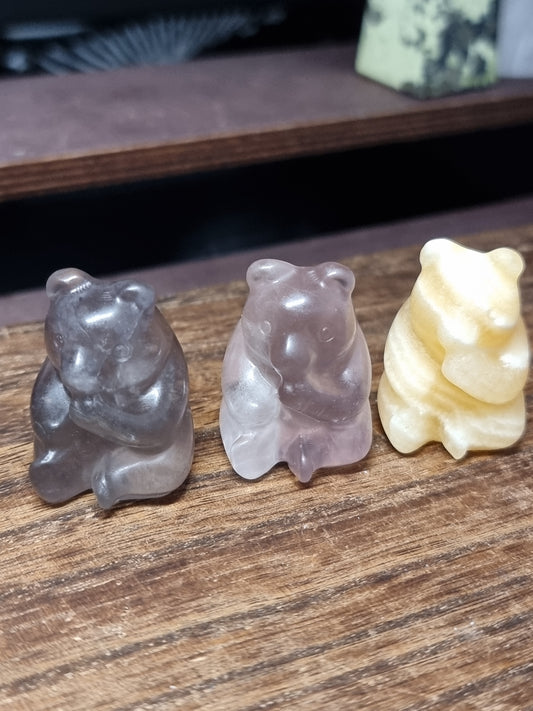 Panda carvings