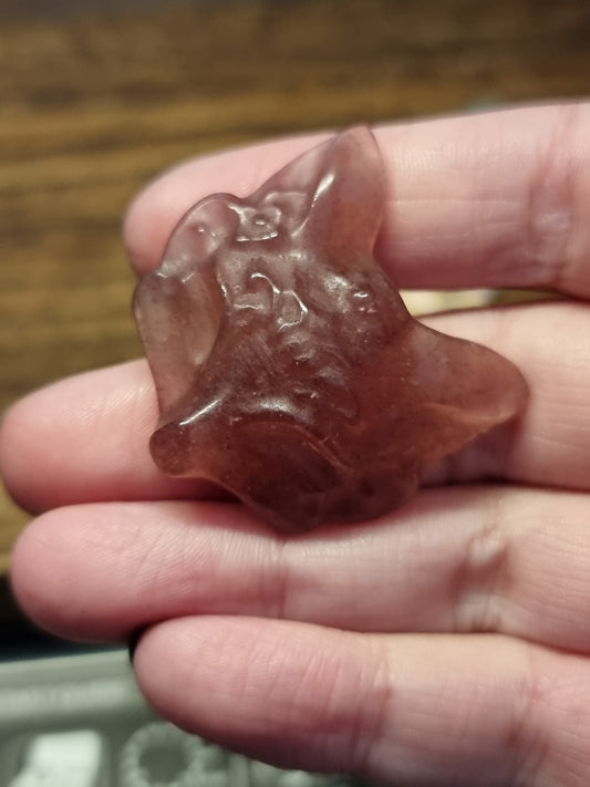 Fox head carvings