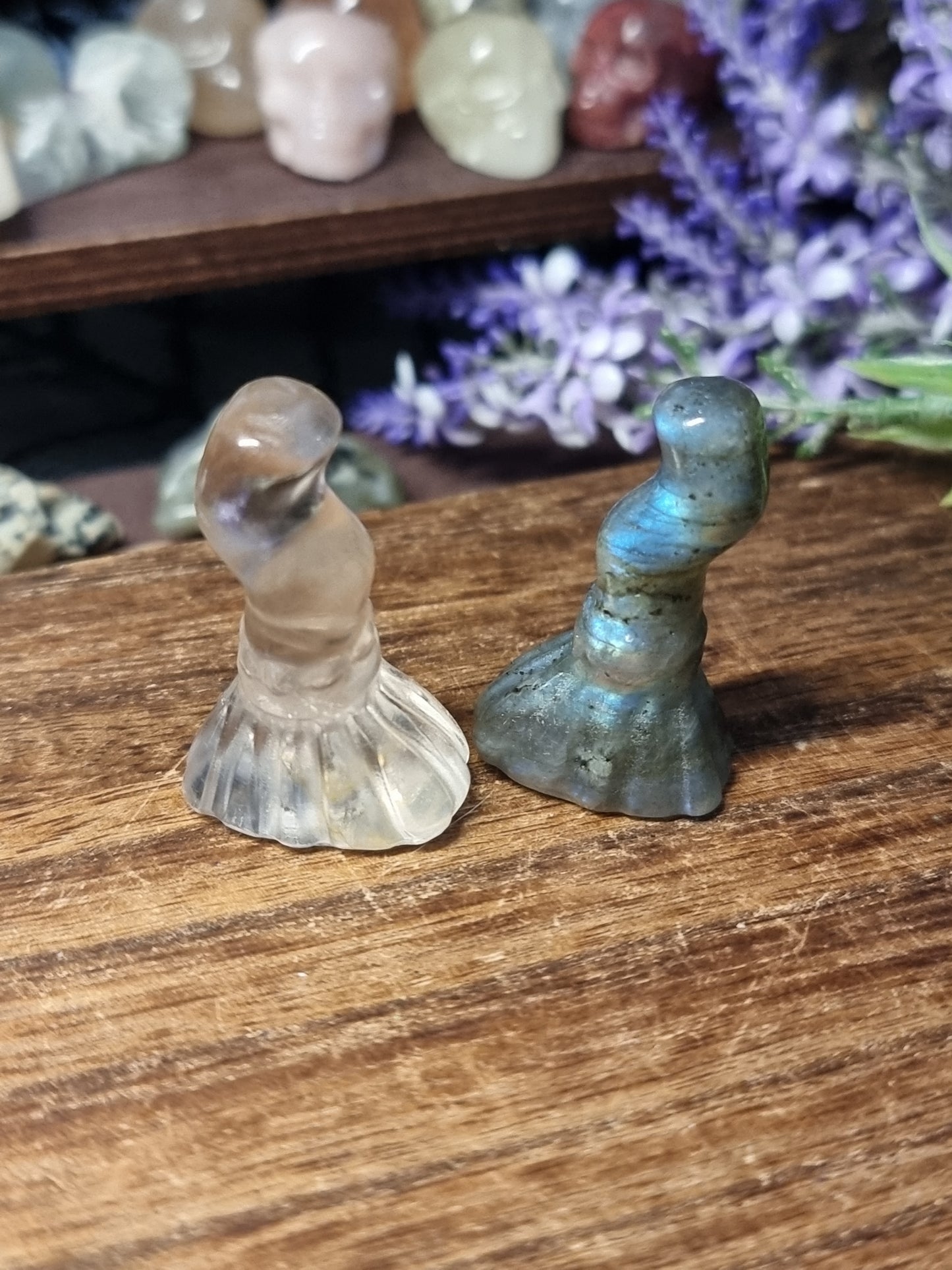 Broom carvings