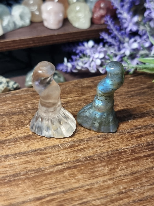 Broom carvings
