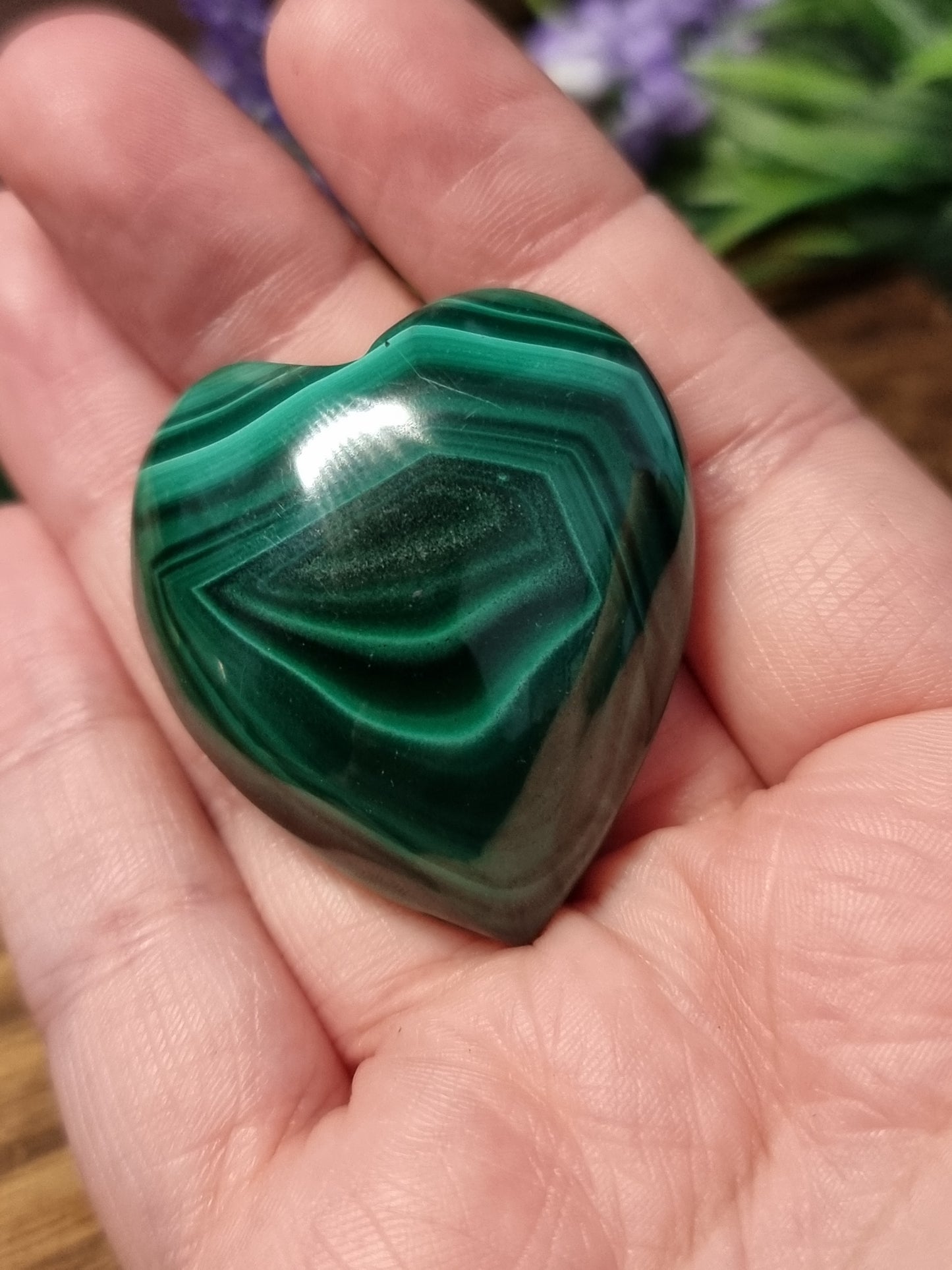 Malachite hearts