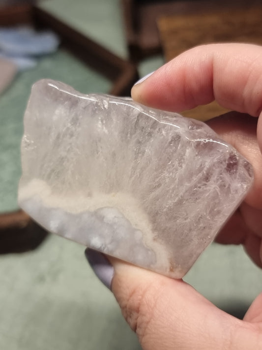 Pink amethyst freeforms