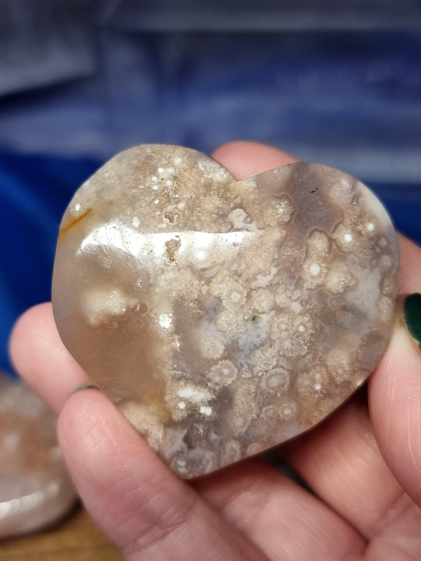 Pink amethyst hearts