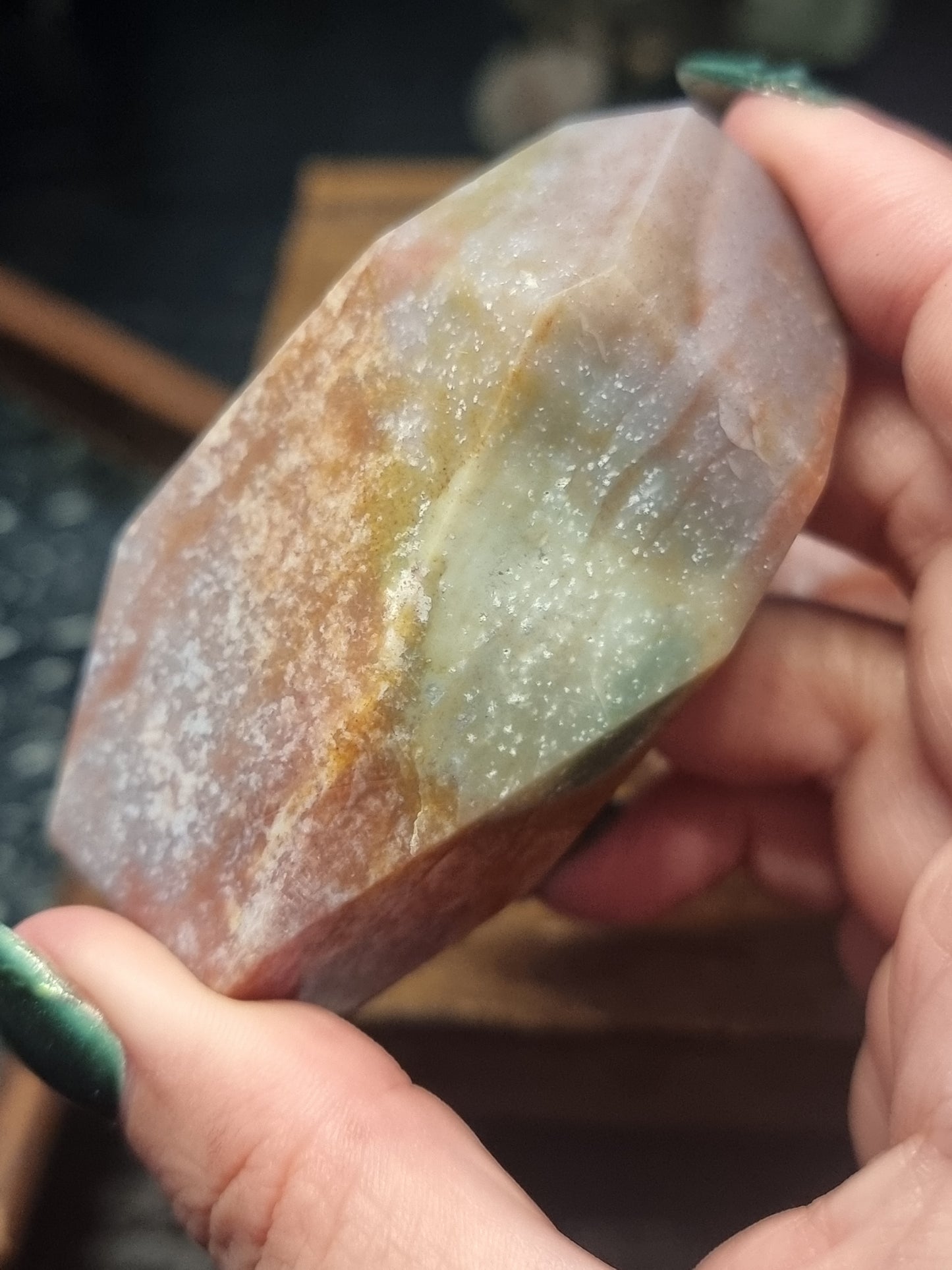 Ocean jasper freeforms