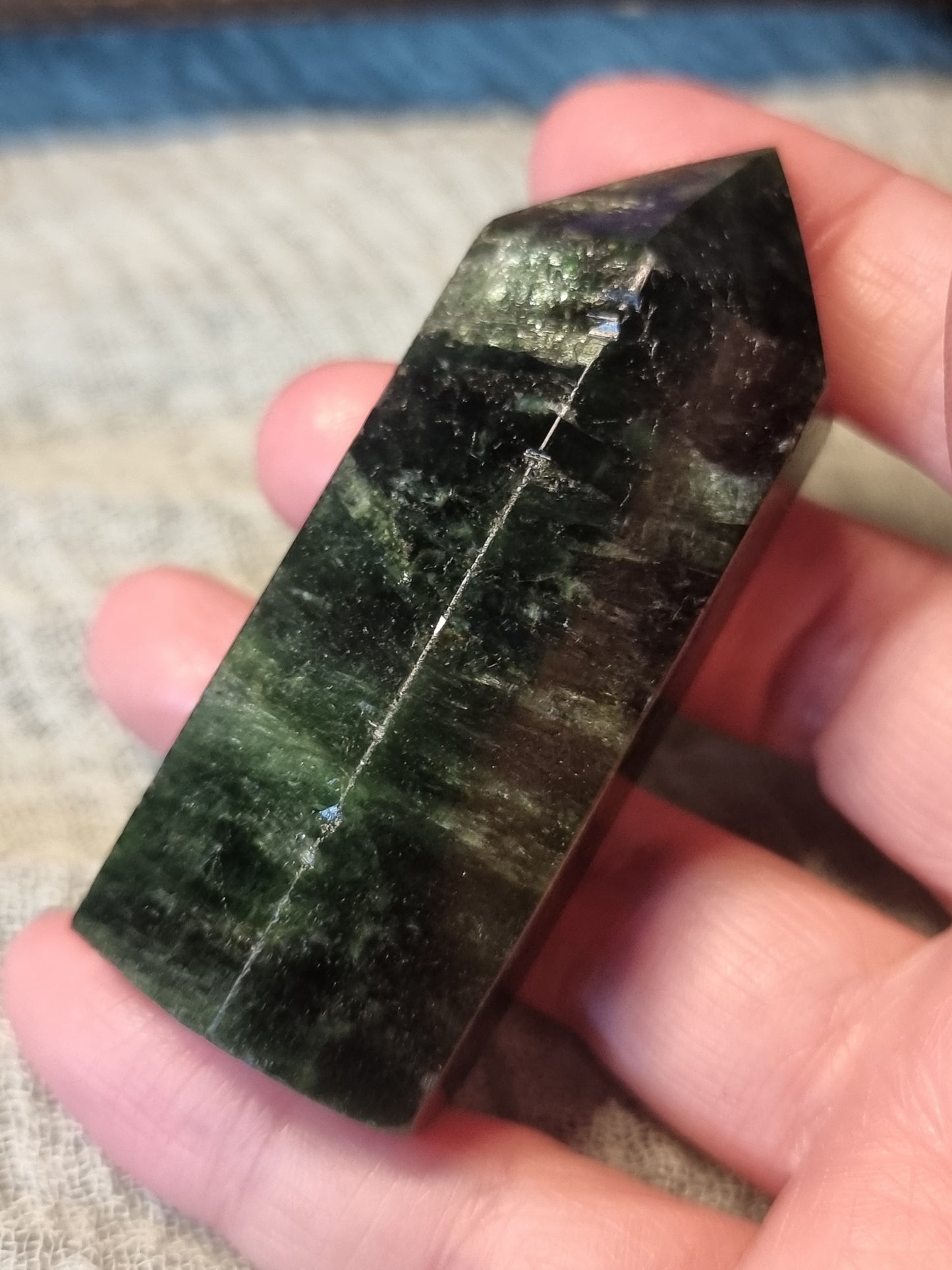 Green tourmaline towers