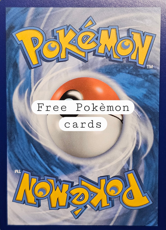. Free Pokémon cards **