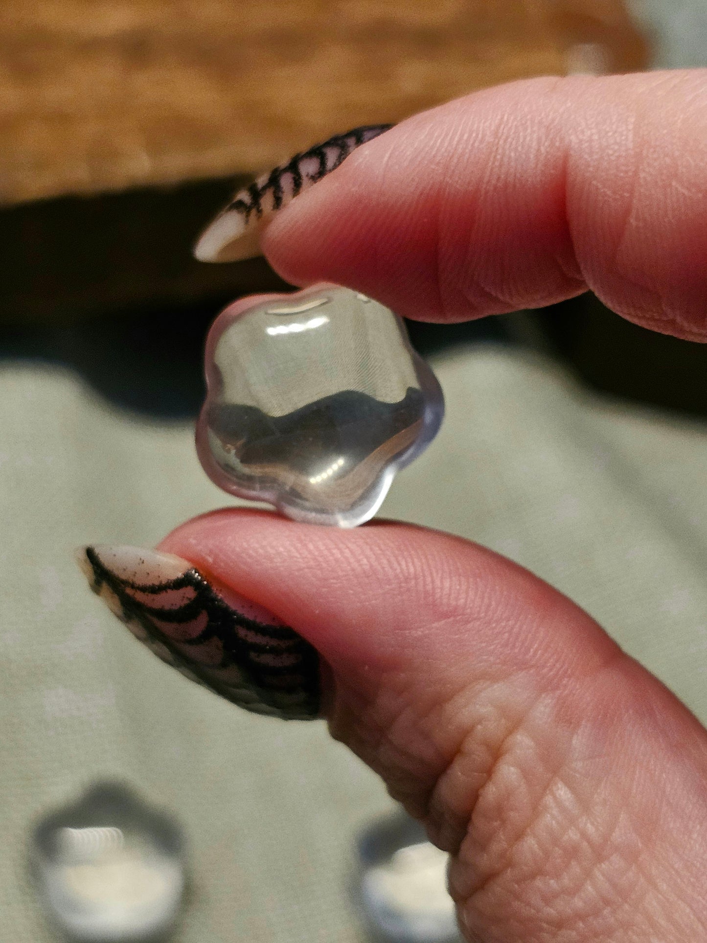 Mini clear quartz flowers