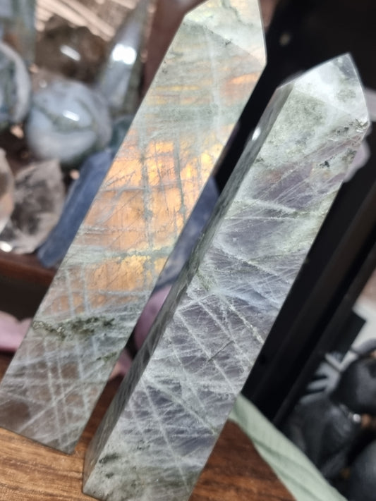 Labradorite towers