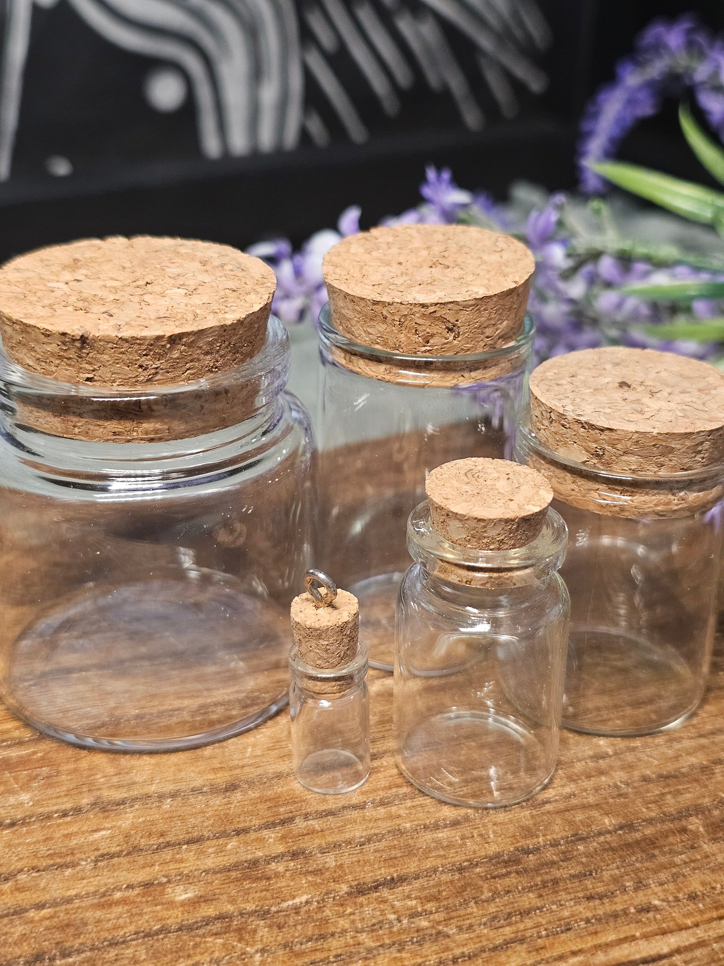 Glass jars