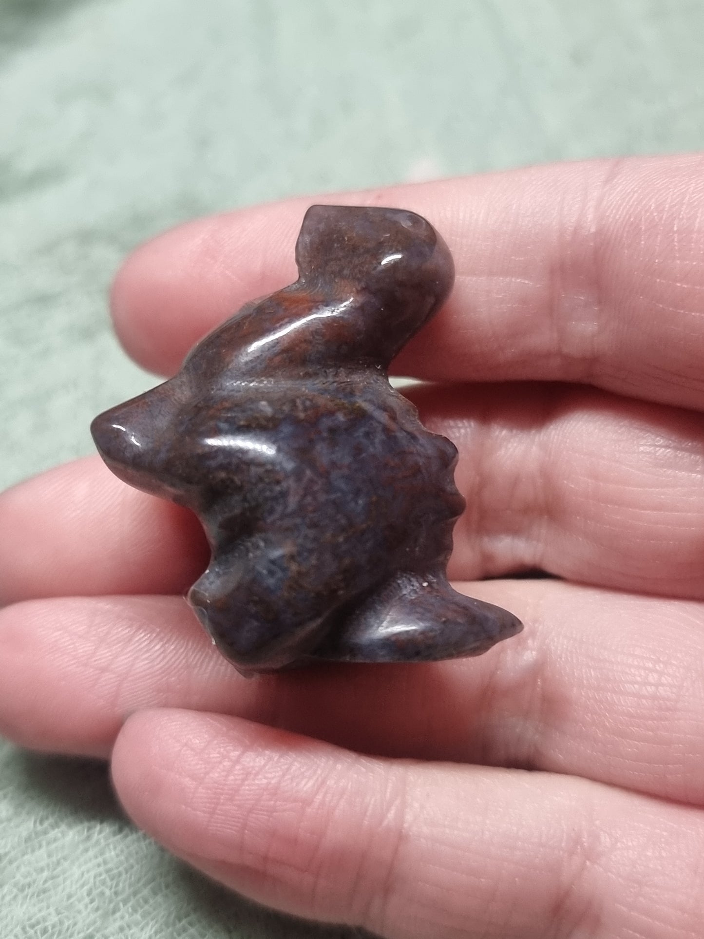 Dinosaur carvings
