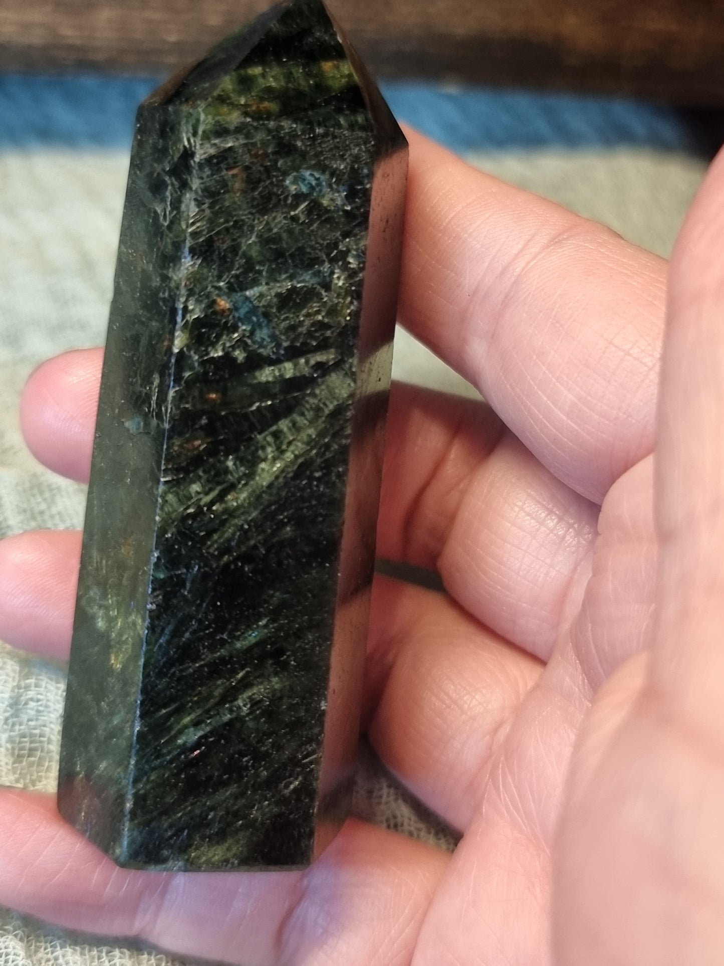 Green tourmaline towers