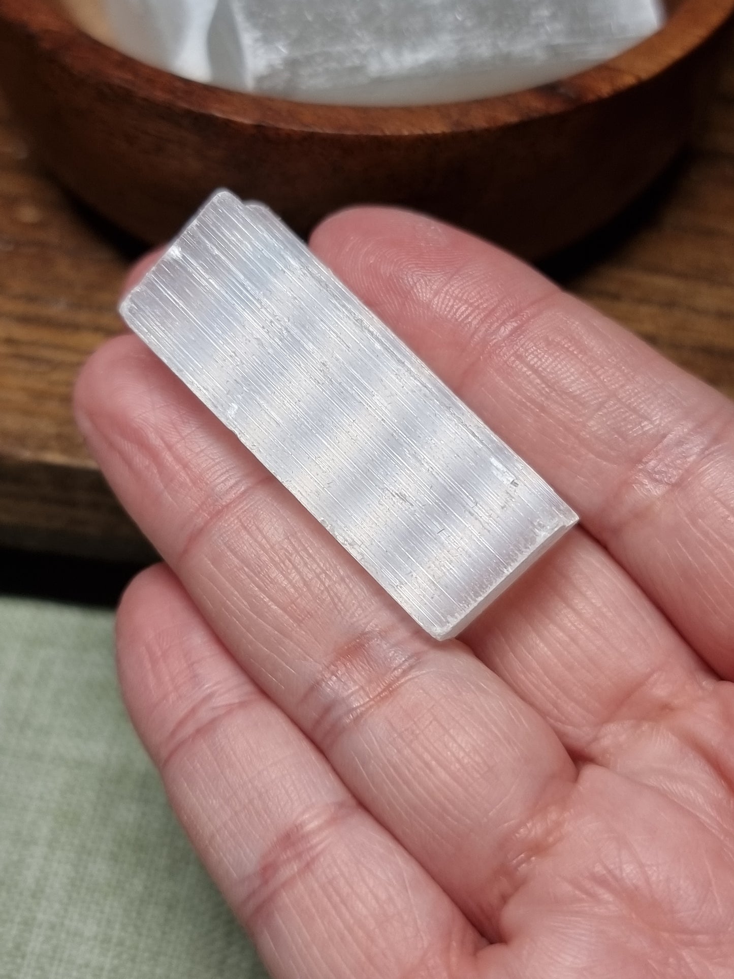 Satin spar sticks