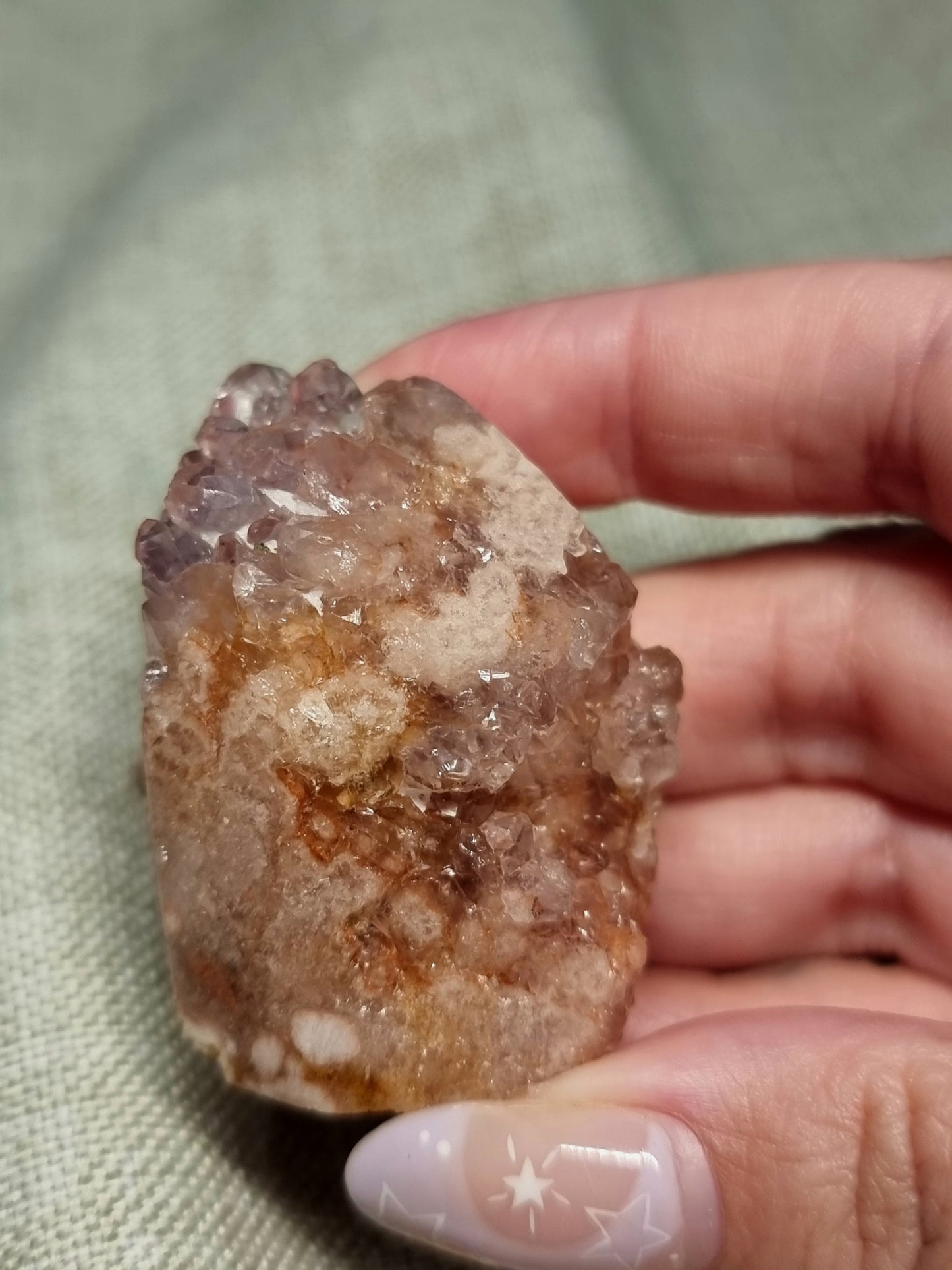 Small Pink amethyst towers