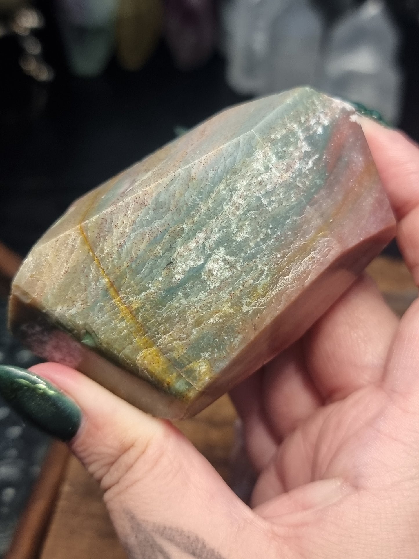 Ocean jasper freeforms