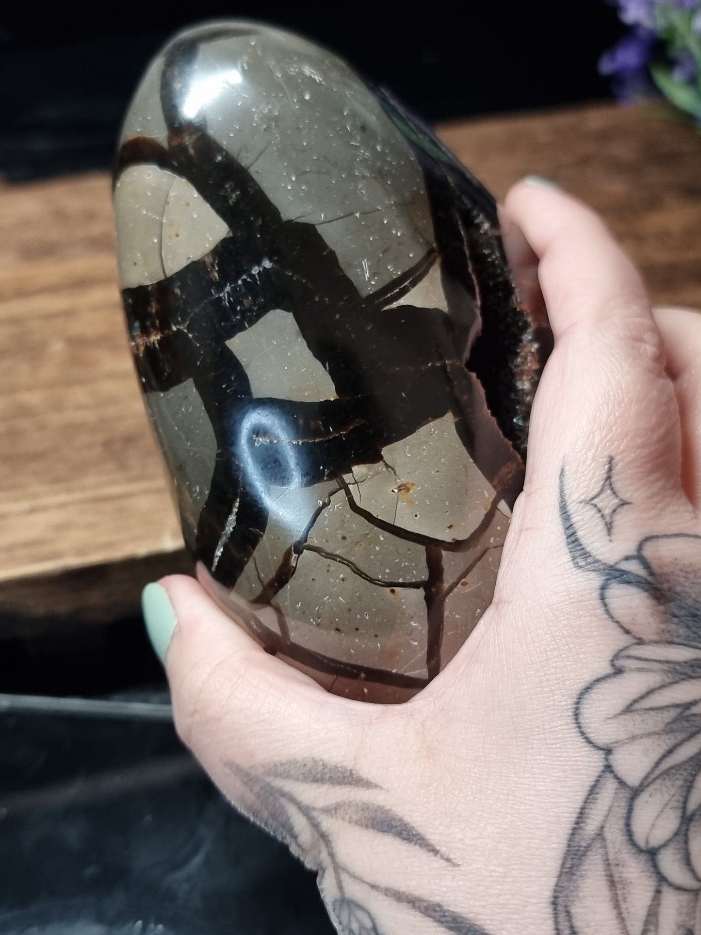 Druzy septarian freeform B