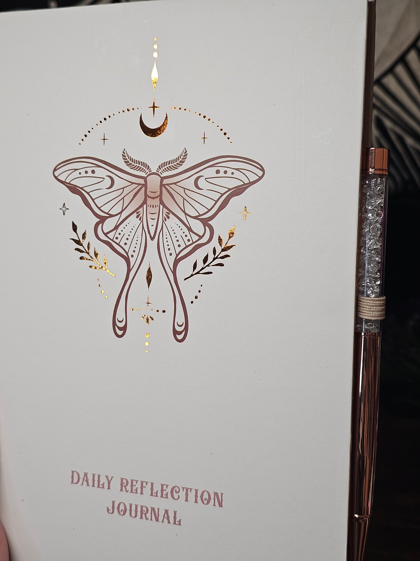 Lunar moth daily reflection journal
