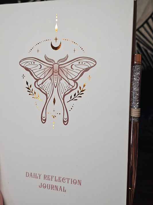 Lunar moth daily reflection journal