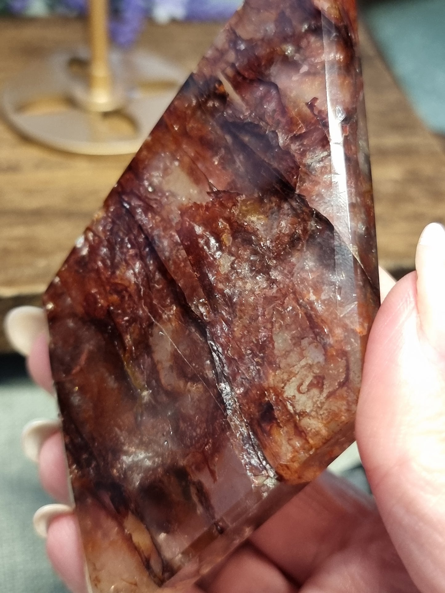 Fire quartz diamond