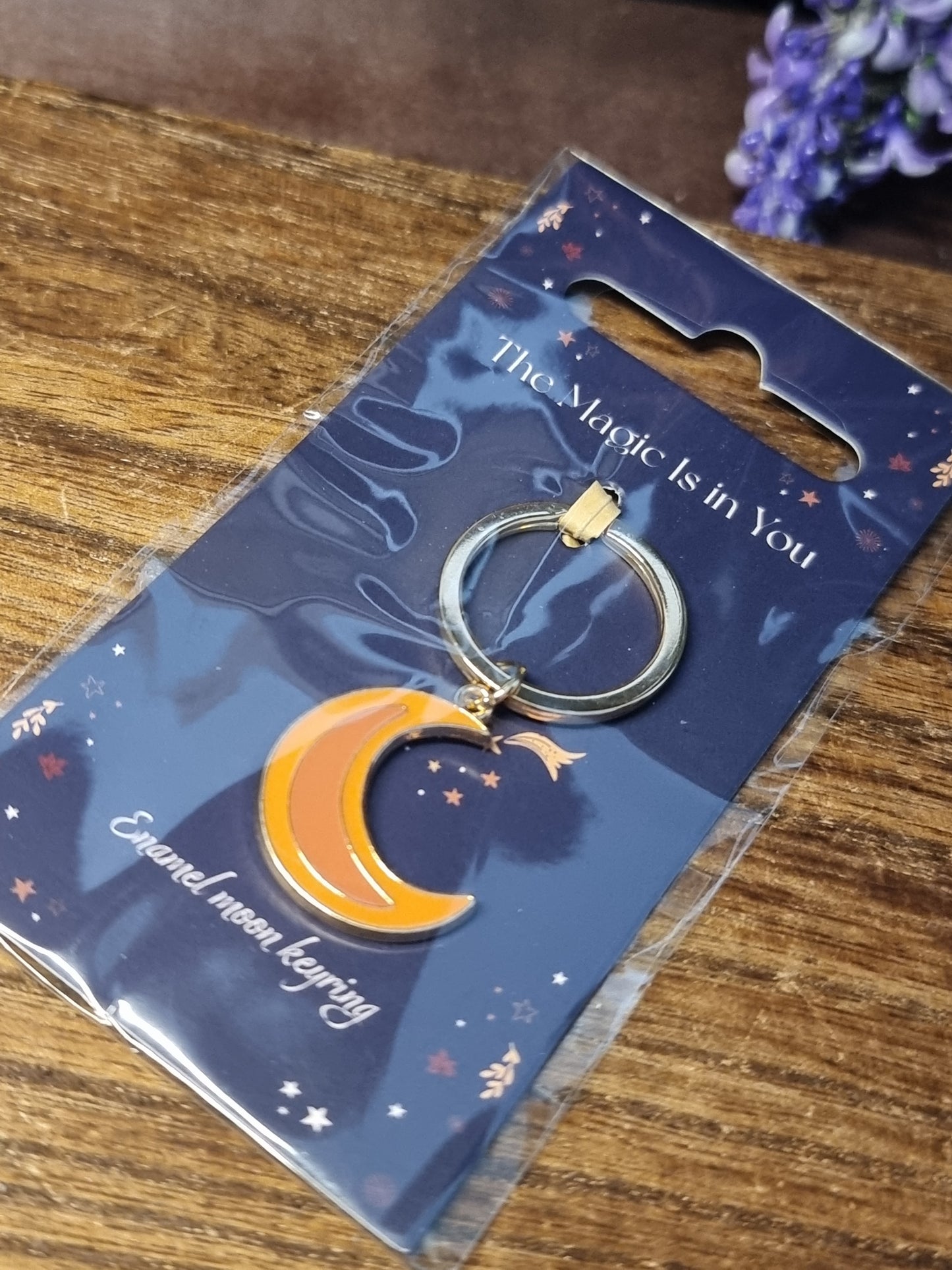 The magic is in you moon Keyring