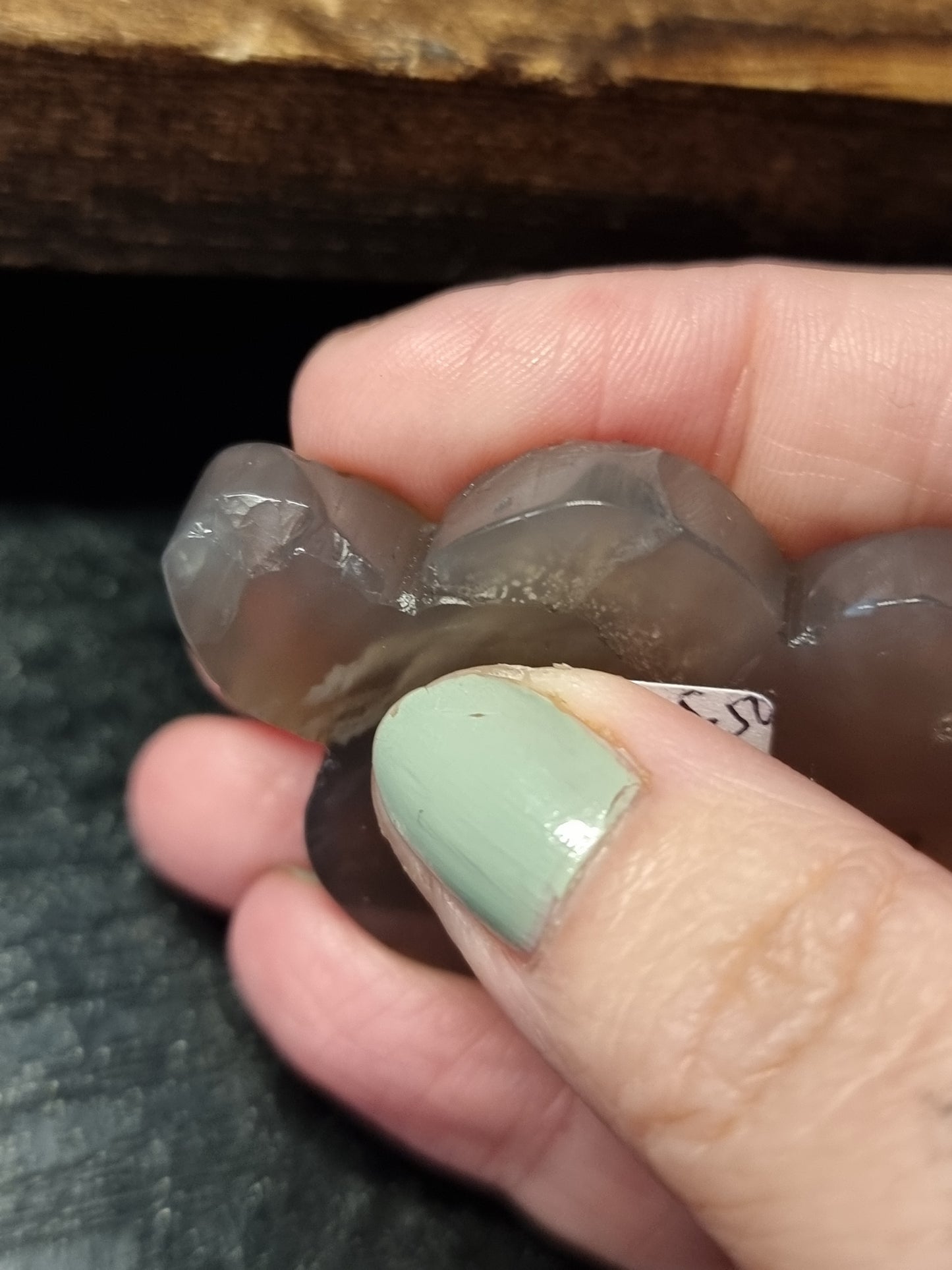 Volcano agate snakes