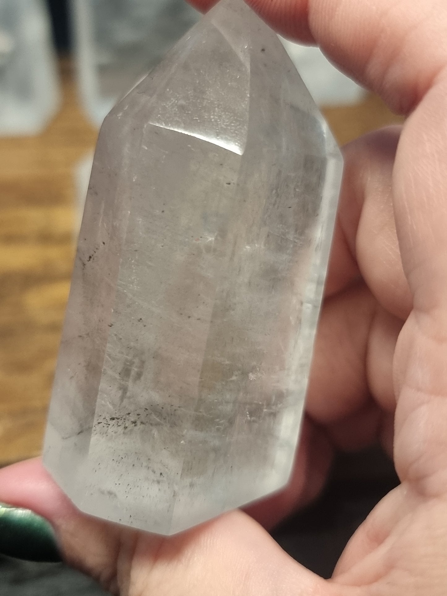 Optical calcite towers