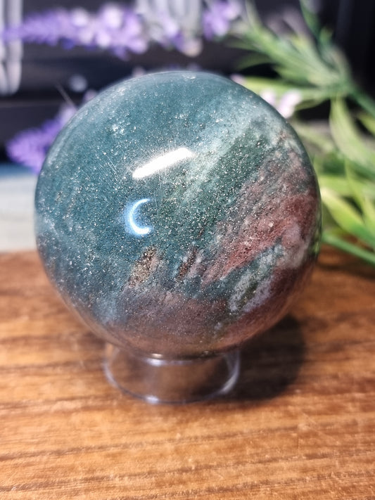 Ocean jasper sphere