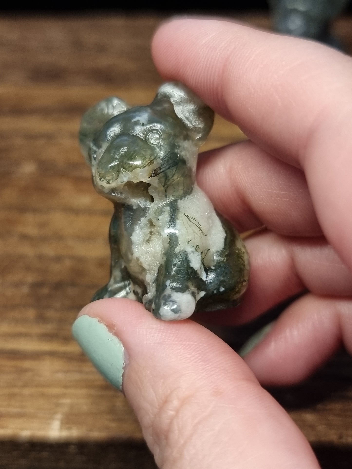 French bulldog carvings