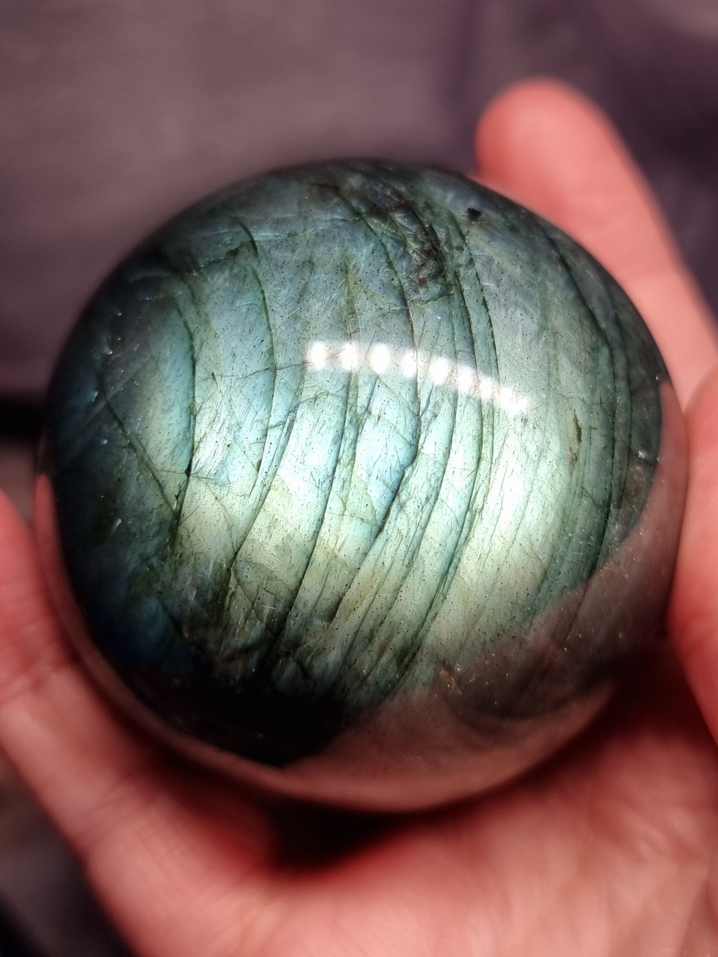 Higher grade labradorite spheres