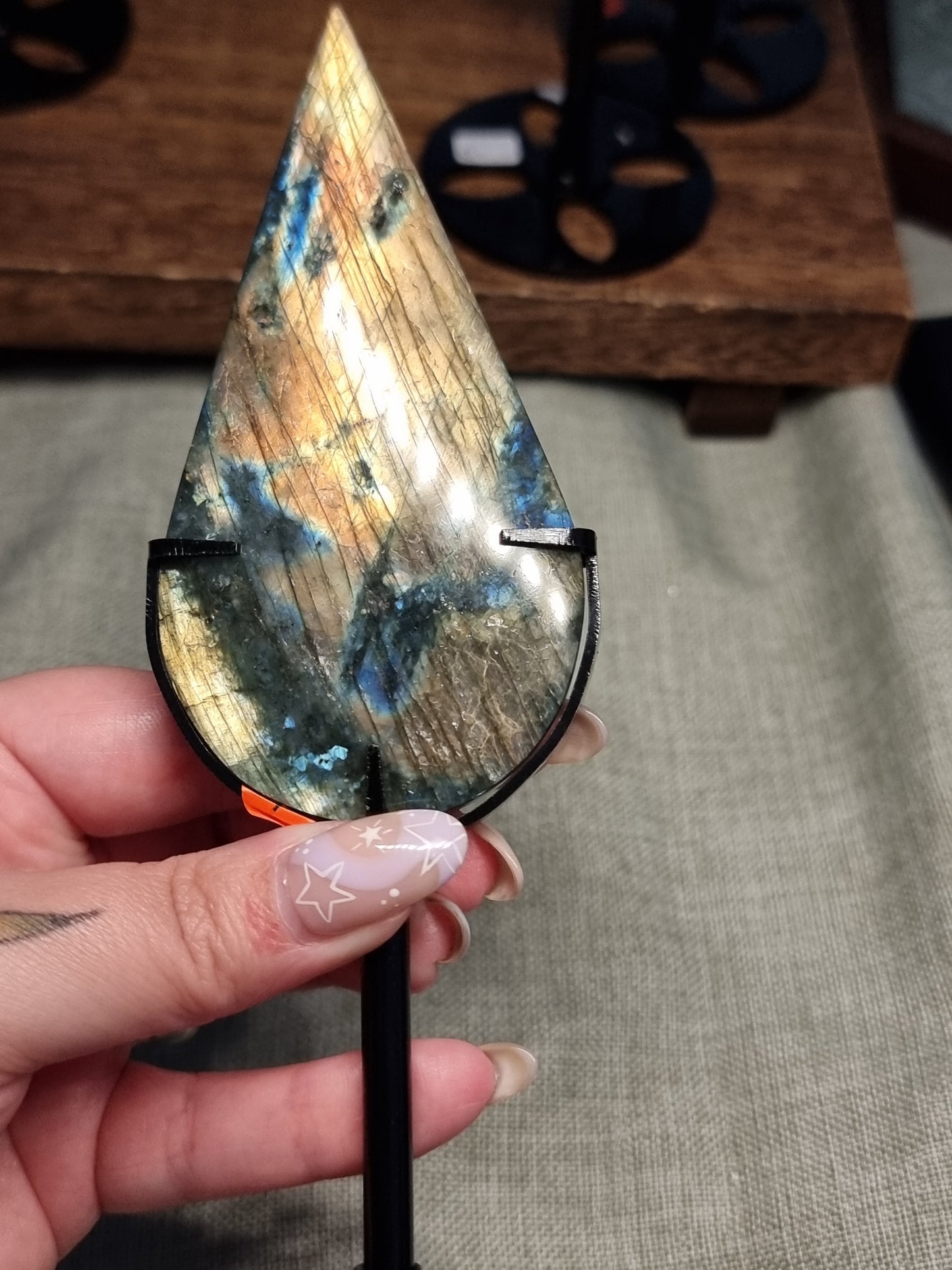 Labradorite teardrops