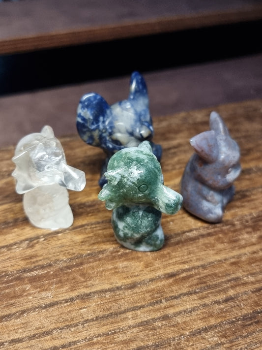 Character carvings