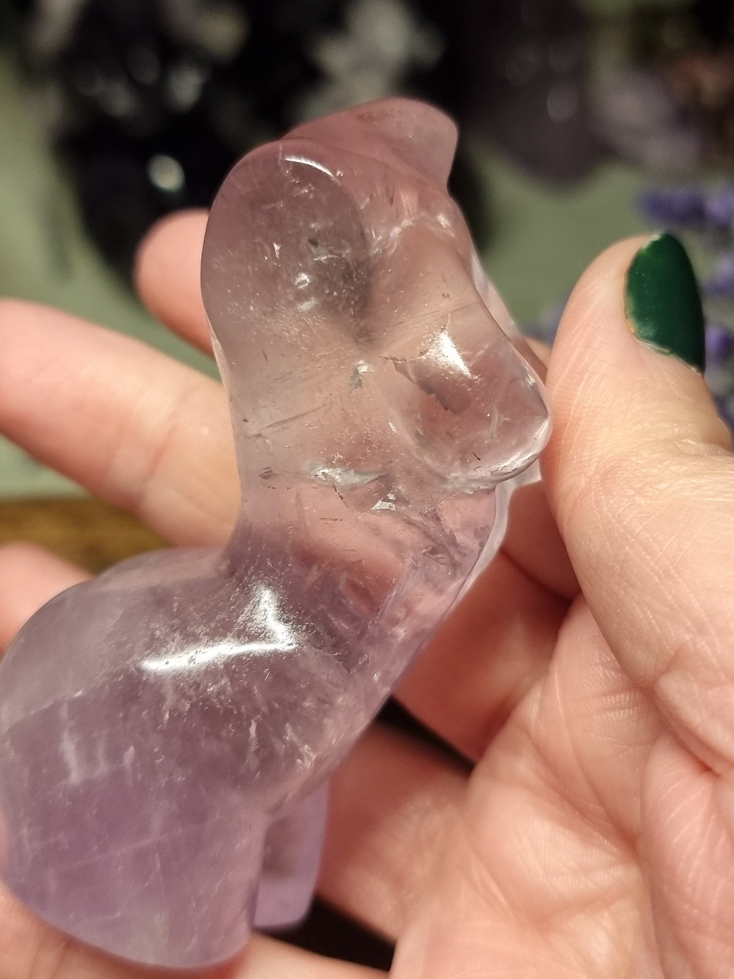 Amethyst body carving A
