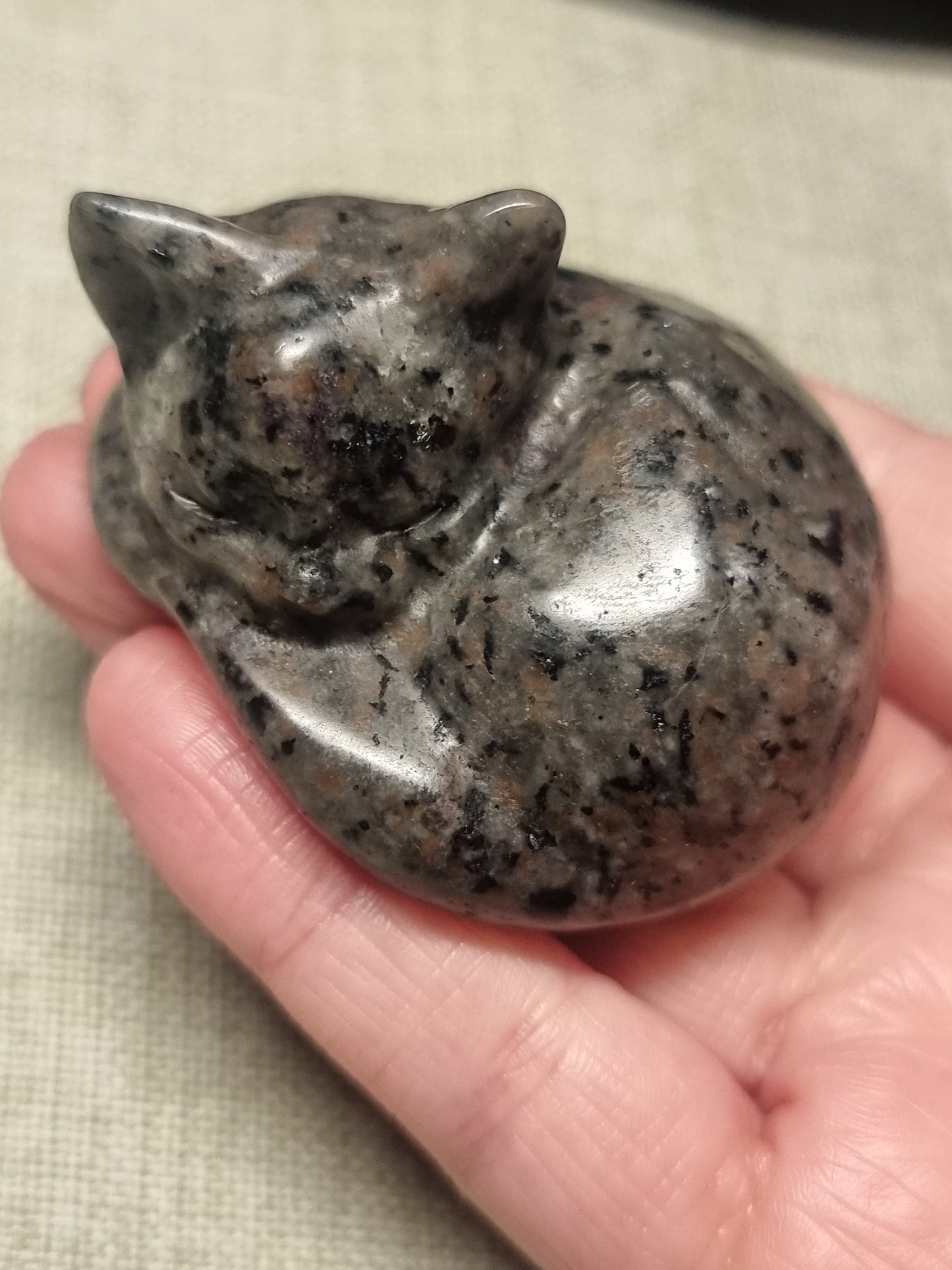 Yooperlite sleeping cat