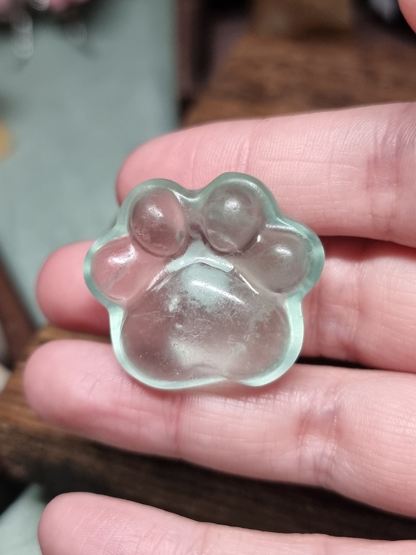 Paw carvings