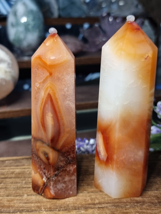 Carnelian towers