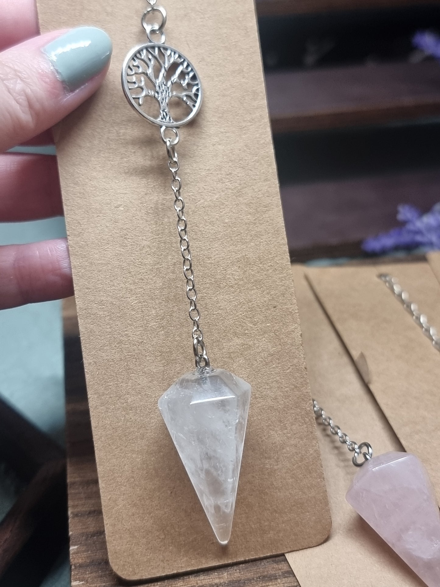 Crystal pendulums