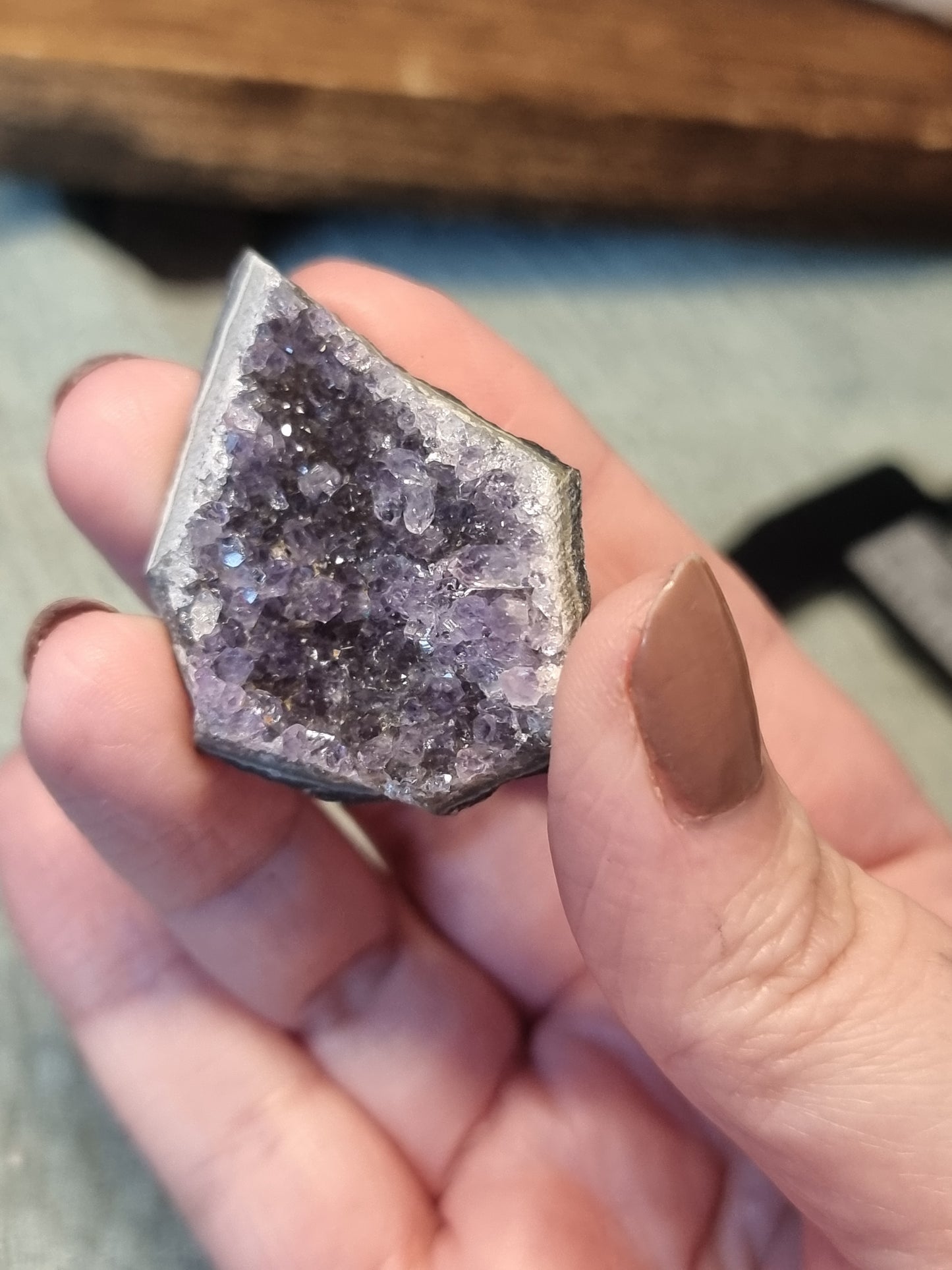 Amethyst druzy pieces
