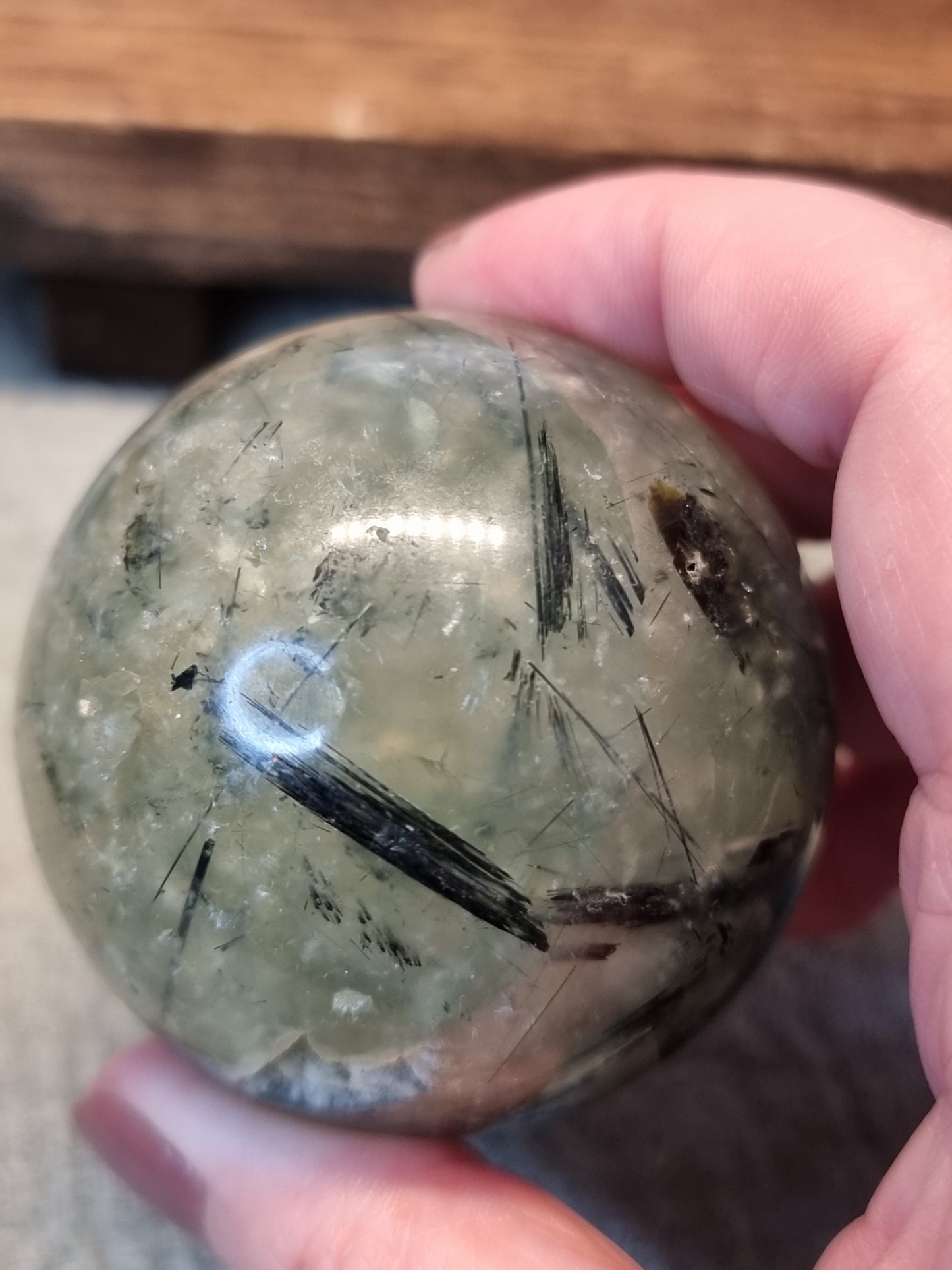 Prehnite spheres