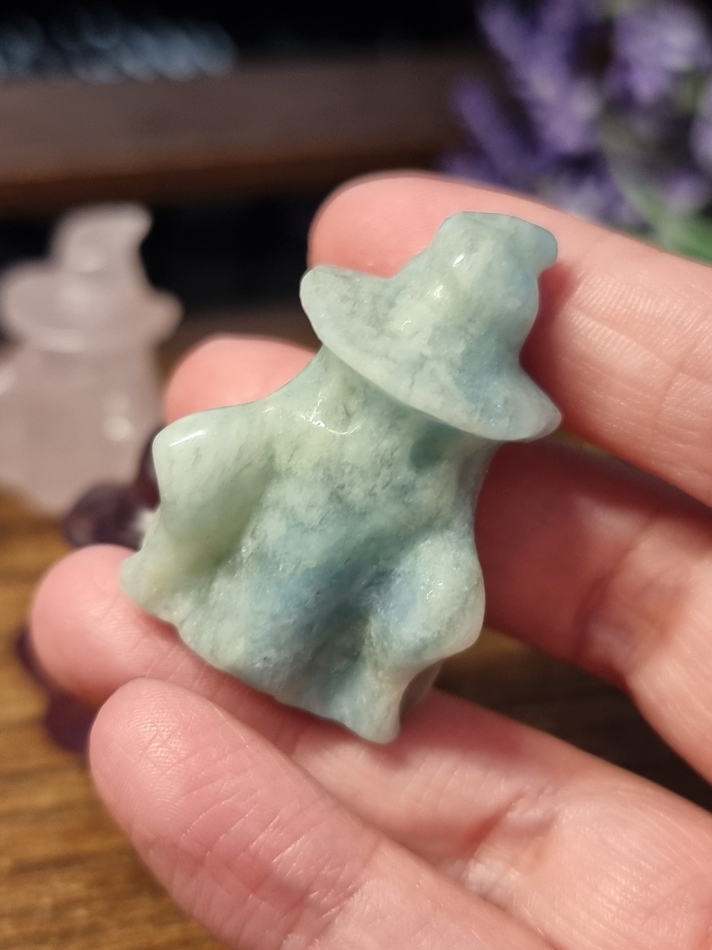 Ghost witch carvings
