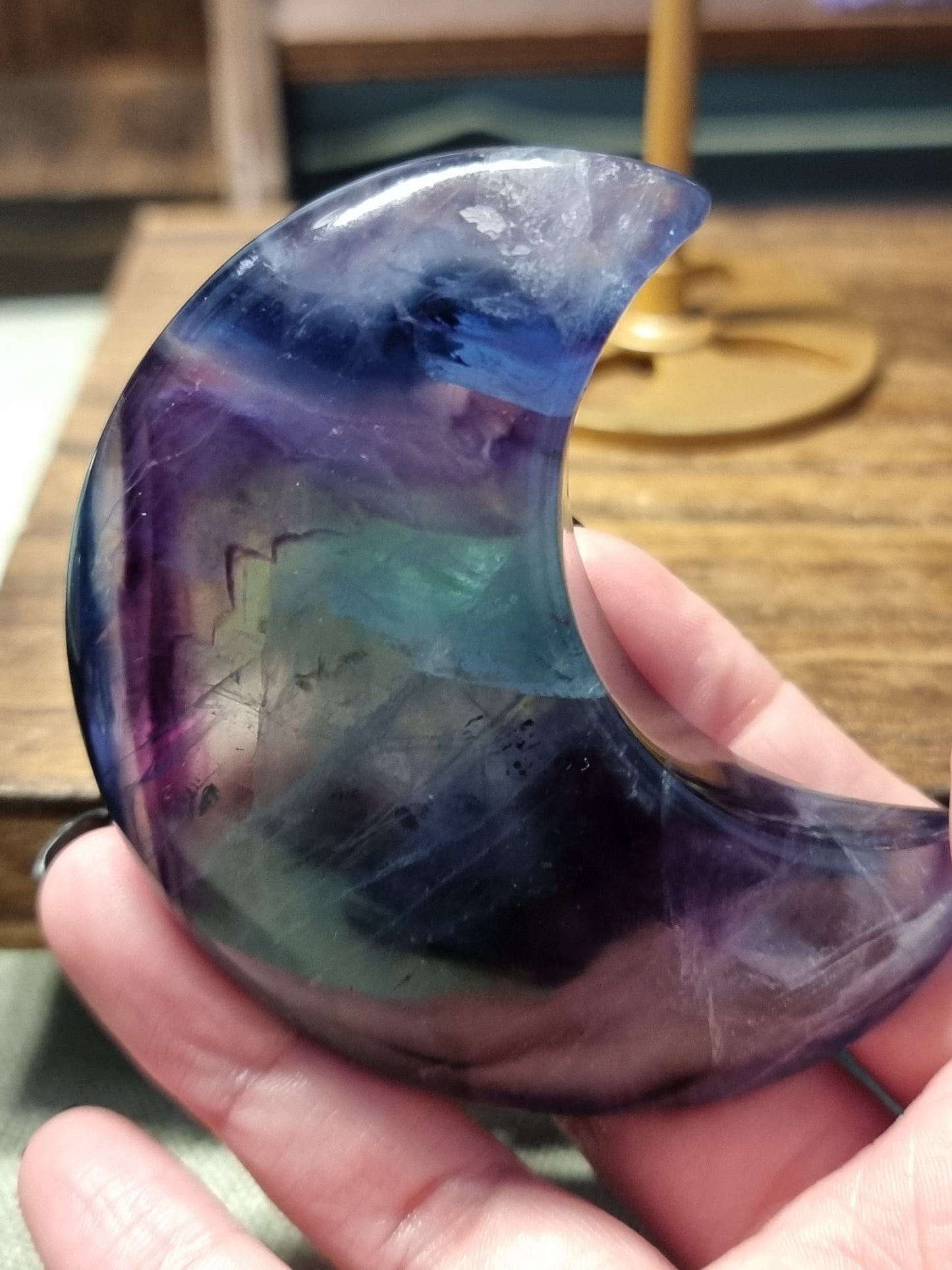 Fluorite moons