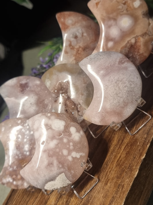 Pink amethyst moons