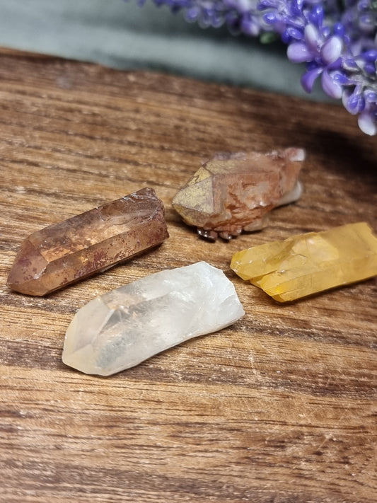 Tangerine quartz points